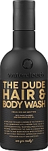 Düfte, Parfümerie und Kosmetik 2in1 Shampoo und Duschgel für Männer mit süßer Mandel und Macadamianussöl - Waterclouds The Dude Hair And Body Wash