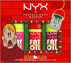 NYX Professional Makeup Home Alone Fat Oil Lip Drip Trio (3 x Lippenöl/4.8ml) - Lippen-Make-up-Set — Bild N2