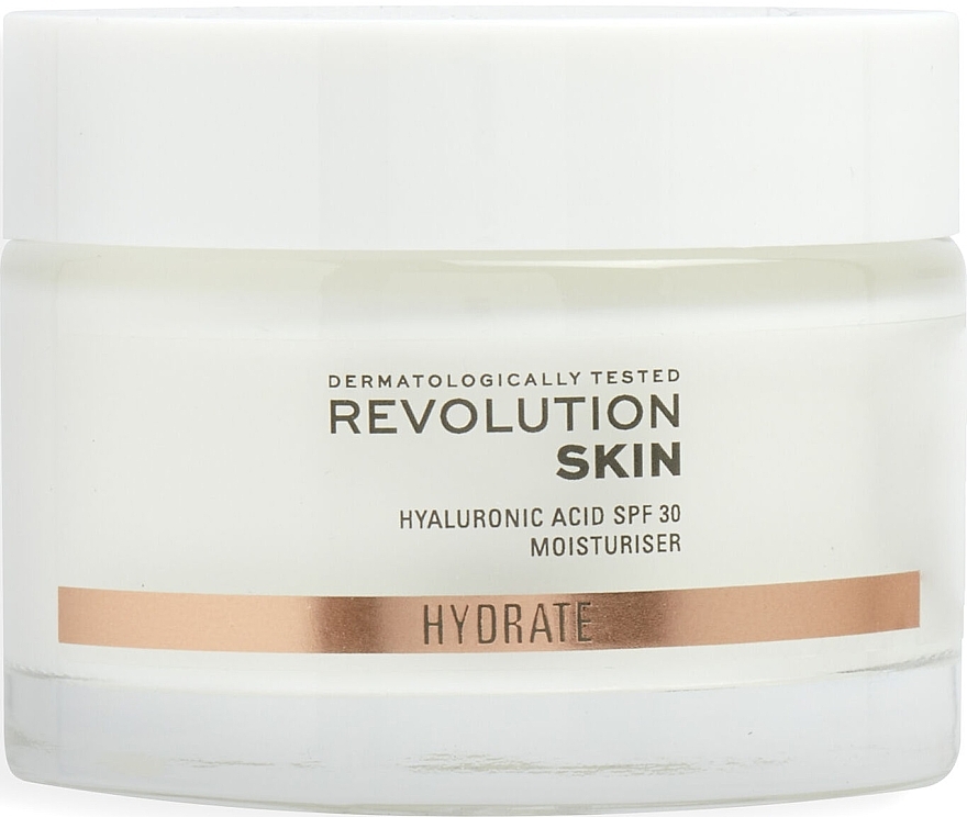 Feuchtigkeitscreme mit Hyaluronsäure - Revolution Skin Hyaluronic Acid SPF 30 Moisturiser — Bild N1