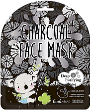 Tuchmaske für das Gesicht mit Aktivkohle - Look At Me Charcoal Face Mask — Bild N1