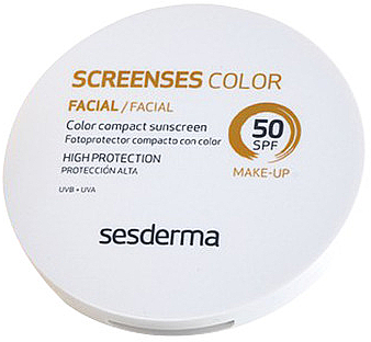 Sonnenschützende getönte Gesichtscreme SPF 50 hell - SesDerma Laboratories Screen Ses Compact SPF 50 Light — Bild N2