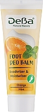 Düfte, Parfümerie und Kosmetik Fußbalsam Orange & Mint - DeBa Natural Beauty Foot Deo Balm