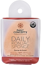 Konjak-Gesichtsschwamm mit Kurkuma - Daily Concepts Daily Konjac Sponge Turmeric — Bild N1