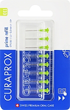 Düfte, Parfümerie und Kosmetik Interdentalzahnbürsten-Set Prime Refill CPS 1,1 -5,0 mm ohne Halter 8 St. grün - Curaprox