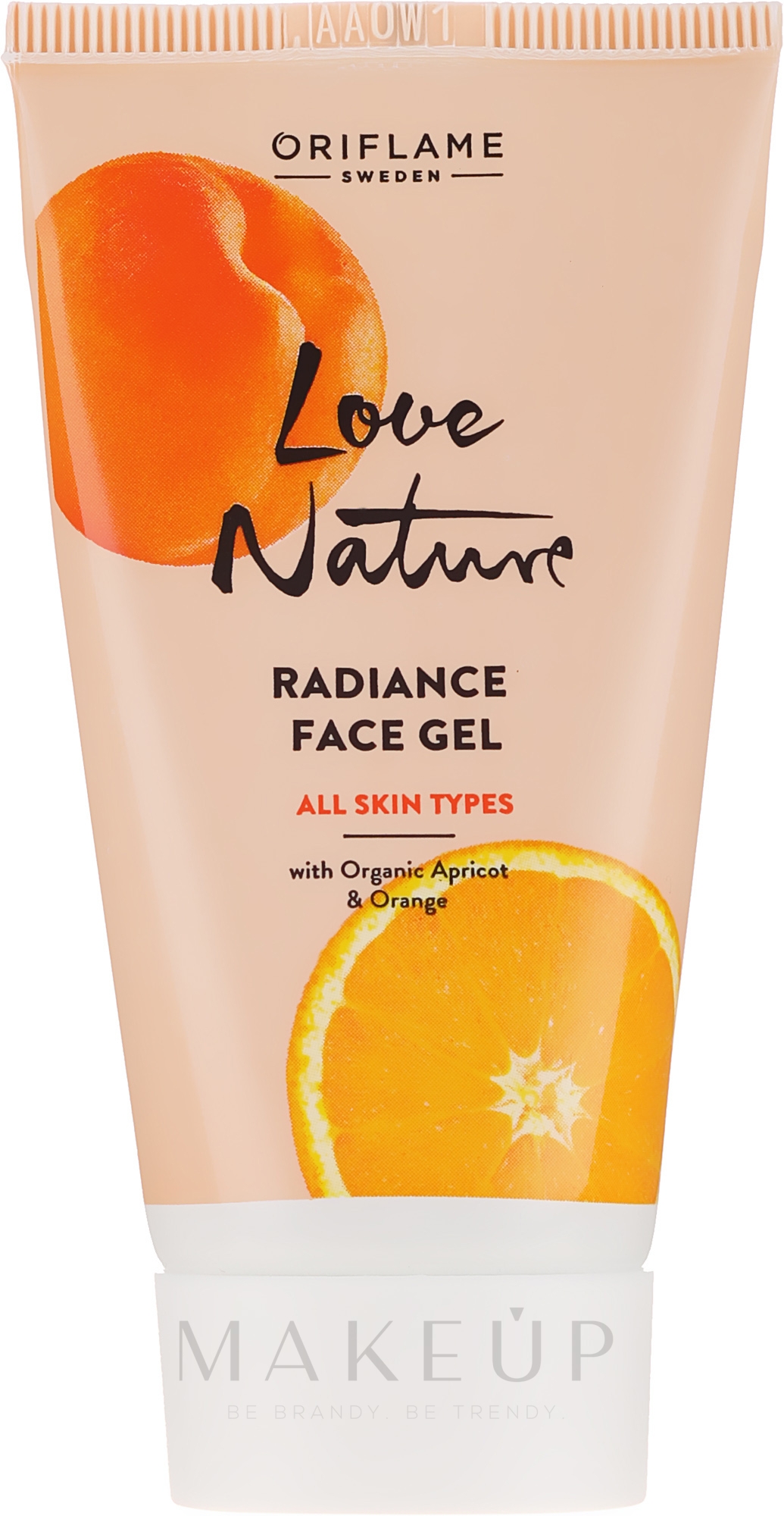 Tonisierendes Gesichtsgel mit Bio-Aprikose und Orange - Oriflame Love Nature Radiance Face Gel — Bild 50 ml