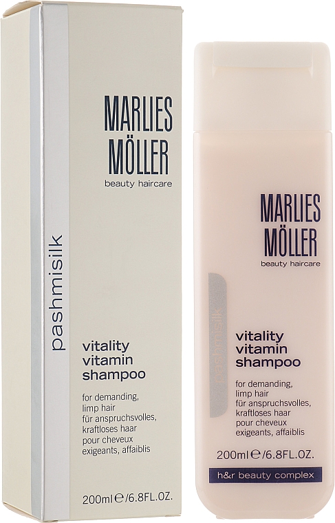 Shampoo mit Vitaminen - Marlies Moller Pashmisilk Vitality Vitamin Shampoo — Bild N1