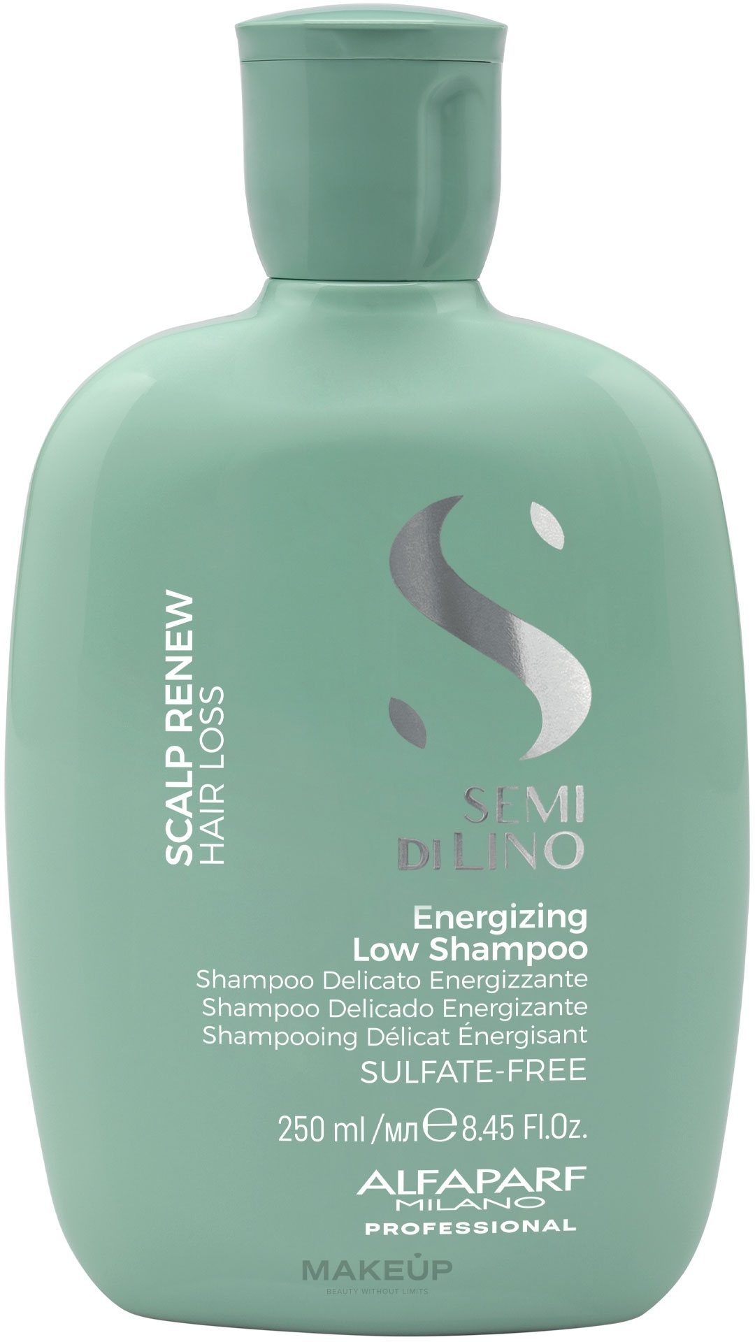 Energitisierendes Shampoo gegen Haarausfall mit Leinsamenextrakt - Alfaparf Semi Di Lino Scalp Renew Energizing Low Shampoo — Bild 250 ml