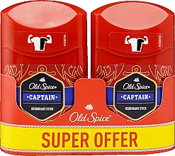 Deostick für Männer - Old Spice Captain Stick (2x50ml) — Bild N1