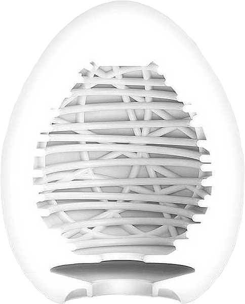 Dehnbarer Masturbator in Eiform für den Einmalgebrauch - Tenga Easy Beat Egg Silky II — Bild N2
