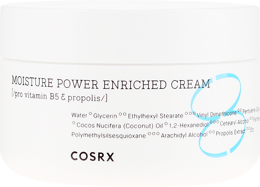 Feuchtigkeitsspendende Gesichtscreme mit Provitamin B5 und Propolis - Cosrx Hydrium Moisture Power Enriched Cream — Bild N2