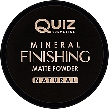 Mineralischer Gesichtspuder - Quiz Cosmetics Mineral Finishing Matte Powder — Bild N2