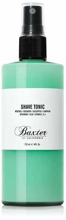 After Shave Tonikum für Männer mit ätherischen Ölen, Aloeextrakt und Vitamin A, D und E - Baxter Professional of California Shave Tonic — Bild N1