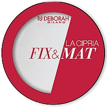 Düfte, Parfümerie und Kosmetik Fixierpulver - Deborah La Cipria Fix&Mat Face Powder