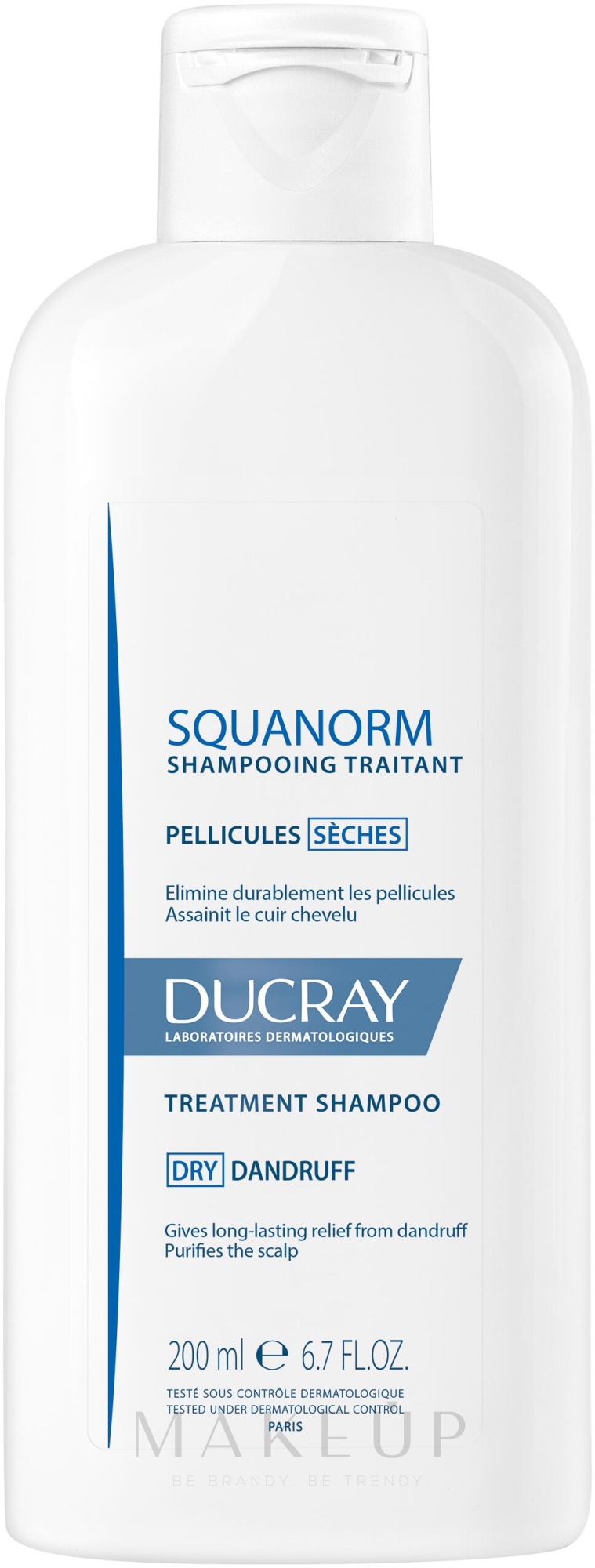 Shampoo gegen trockene Schuppen - Ducray Squanorm Selezhel Shampoo — Bild 200 ml