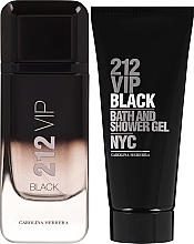 Carolina Herrera 212 VIP Black Gift Set Fragrances - Duftset (Eau de Parfum 100ml + Duschgel 100ml)  — Bild N1