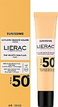 Sonnenschutzfluid für das Gesicht - Lierac Sunissime The Velvety Sun Fluid SPF50+ — Bild N2