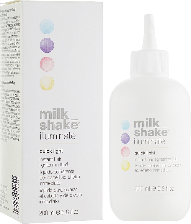 Aufhellendes Haarfluid - Milk Shake Z.One Concept Illuminate Quick Light — Bild N1