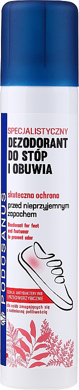 Deospray für Füße und Schuhe gegen Schwitzen - Podosanus Deodorant Foot Spray — Bild N1
