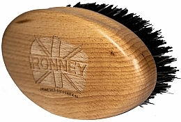 Düfte, Parfümerie und Kosmetik Holzbartbürste mit Naturborsten hell - Ronney Professional Barber Big Brush