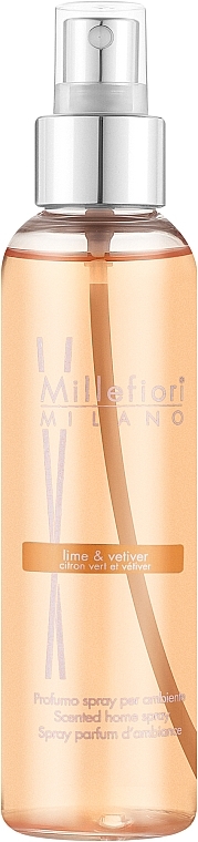 Raumspray Limette und Vetiver - Millefiori Milano Natural Lime & Vetiver Home Spray — Bild N1