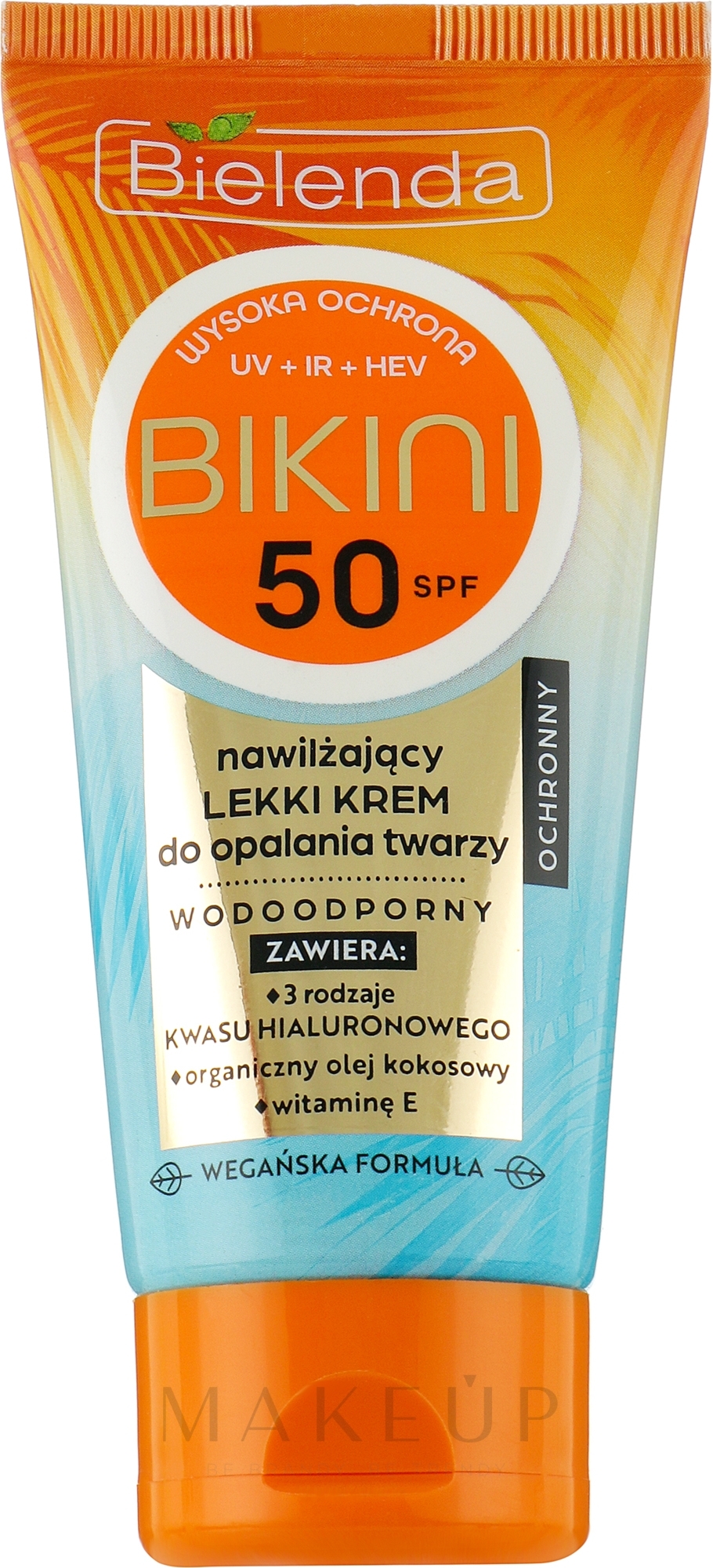 Sonnenschutzcreme für das Gesicht - Bielenda Bikini Moisturizing Face Cream SPF50 — Bild 50 ml