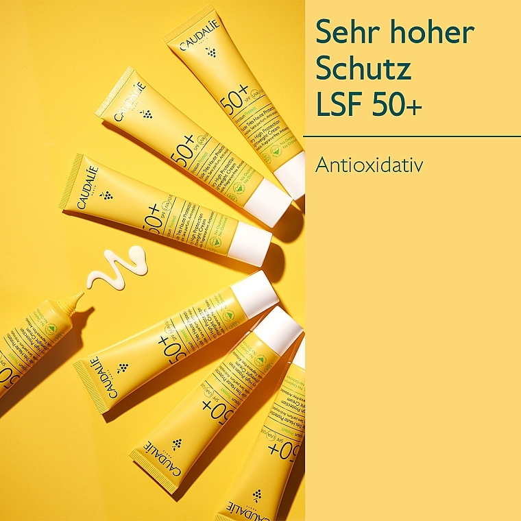 Sonnenschutzcreme für das Gesicht - Caudalie Vinosun Protect Very High Lightweight Cream SPF 50+ — Bild N3