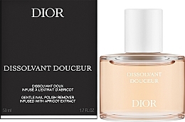 Nagellackentferner - Dior Dissolvant Douceur Gentle Nail Polish Remover With Apricot Extract — Bild N2