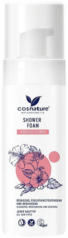 Duschschaum mit Hibiskusblüte - Cosnature Shower Foam Hibsicus Flower — Bild N1