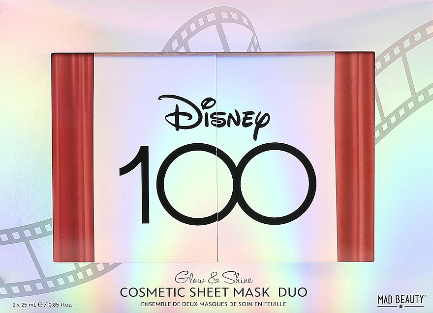 Gesichtsmasken-Set - Mad Beauty Disney 100 Face Mask Duo Tinkerbell & Winnie (Gesichtsmaske 2x25ml) — Bild N1