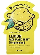 Düfte, Parfümerie und Kosmetik Tuchmaske mit Zitrone - Tony Moly I'm Real Lemon Mask Sheet