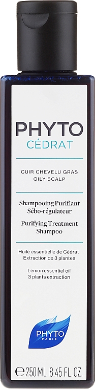 Talgregulierendes Shampoo für fettige Kopfhaut - Phyto Phytocedrat Purifying Treatment Shampoo — Bild N1