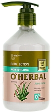 Düfte, Parfümerie und Kosmetik Feuchtigkeitsspendende Körperlotion mit Aloe Vera-Extrakt - O'Herbal Moisturizing Lotion