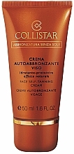 Düfte, Parfümerie und Kosmetik Feuchtigkeitsspendende Selbstbräunungscreme für das Gesicht - Collistar Face Self-Tanning Cream-Gel