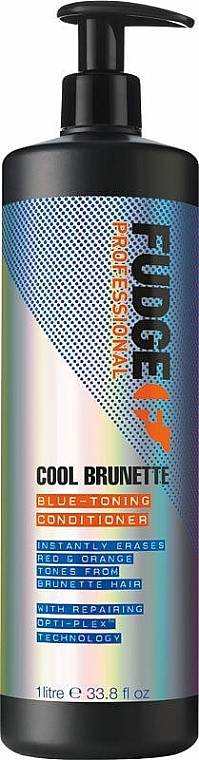 Blauer Conditioner gegen Rot- und Orangetöne für farbbehandeltes brünettes Haar - Fudge Cool Brunette Blue-Toning Conditioner — Bild N1