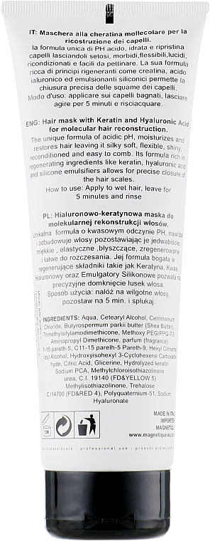 Haarmaske mit Hyaluronsäure und Keratin - Magnetique Satin Line Reconstructor Mask — Bild N4