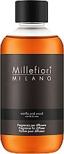 Düfte, Parfümerie und Kosmetik Nachfüller für Raumerfrischer - Millefiori Milano Natural Vanilla & Wood Diffuser Refill