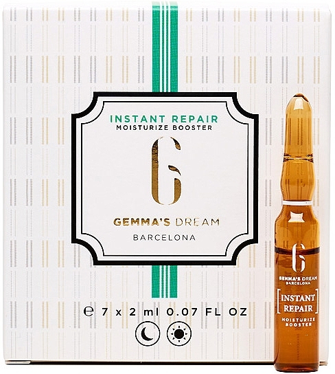 Feuchtigkeitsspendender und regenerierender Gesichts-Booster - Gemma's Dream Instant Repair Moisturize Booster Ampoules — Bild N1