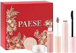 Set - Paese Nature Look Set (Mascara 9ml + Lipgloss 7.5ml + Puder 10g)  — Bild N2