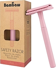 Rasierhobel blassrosa - Bambaw Safety Razor — Bild N1