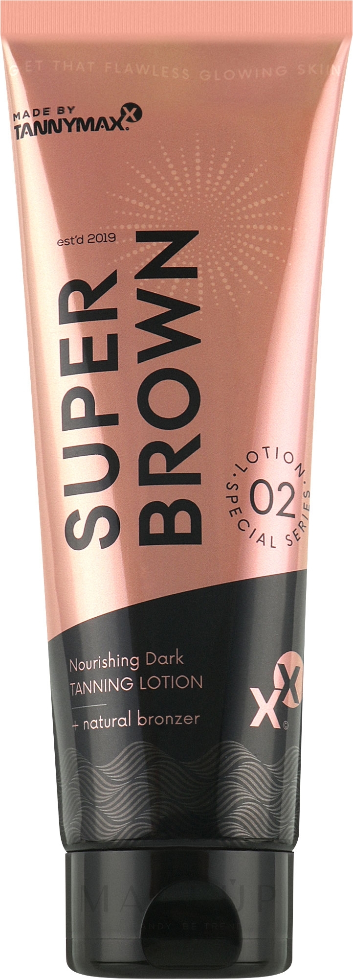 Pflegende Bräunungslotion mit Bronzer - Tannymaxx Super Brown Nourishing Dark Tanning Lotion+Natural Bronzer — Bild 250 ml