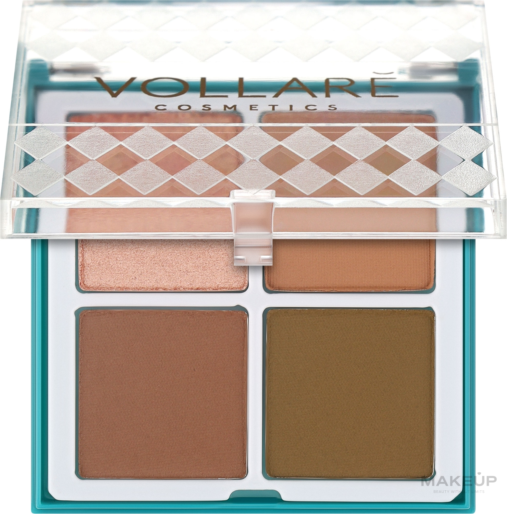 Lidschattenpalette - Vollare Crystal Clear Eyeshadow Palette — Bild Nude