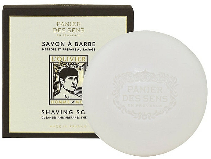 Feste Rasierseife - Panier des Sens L'Olivier Homme Men's Shaving Beard Soap — Bild N1