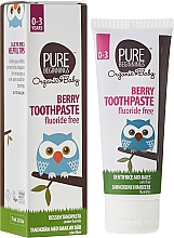Düfte, Parfümerie und Kosmetik Fluoridfreie Kinderzahnpasta 0-3 Jahre mit Himbeergeschmack - Pure Beginnings Baby Berry Toothpaste