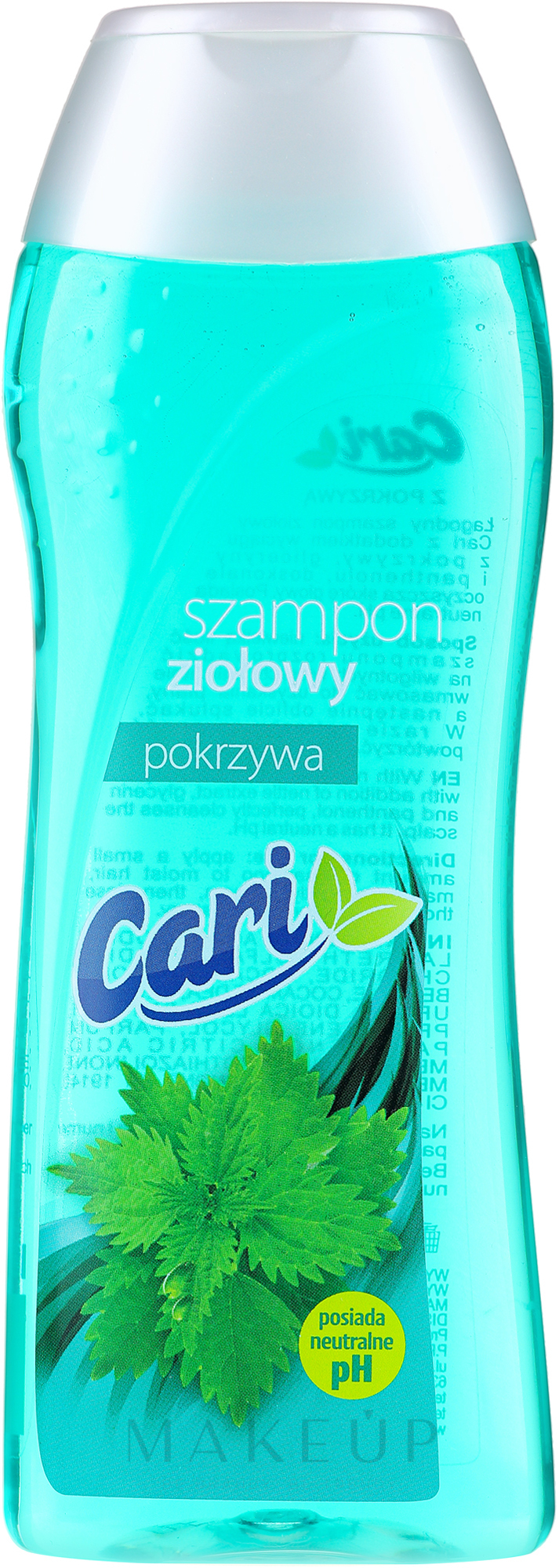 Shampoo für fettiges und schwaches Haar mit Brennnessel - Cari Shampoo — Bild 300 ml