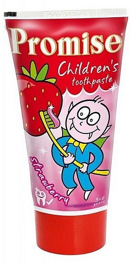 Zahnpasta mit Erdbeergeschmack - Mattes Promise Strawberry Children's Toothpaste — Bild N1