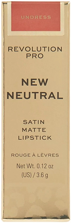 Lippenstift 3.6 g - Revolution PRO New Neutral Satin Matte Lipstick — Bild N1