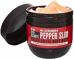 Düfte, Parfümerie und Kosmetik Wärmende Anti-Cellulite Körperpackung - Mr.Scrubber Hot Stop Cellulite Pepper Slim Anticellulite Body Wrap