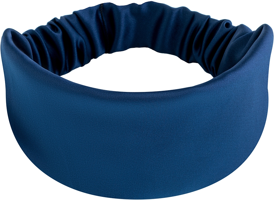 Haarband gerade dunkelblau Satin Classic - MAKEUP Hair Accessories — Bild N1