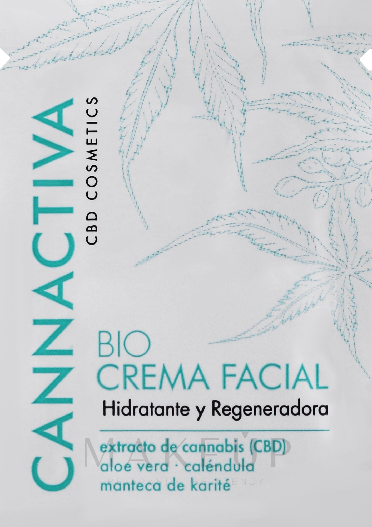 GESCHENK! Feuchtigkeitsspendende Gesichtscreme - Cannactiva Moisturizing CBD Face Cream — Bild 2 ml