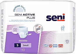 Saugfähige Windelhose für Erwachsene S 55-85 cm 10 St. - Seni Active Plus Small  — Bild N1